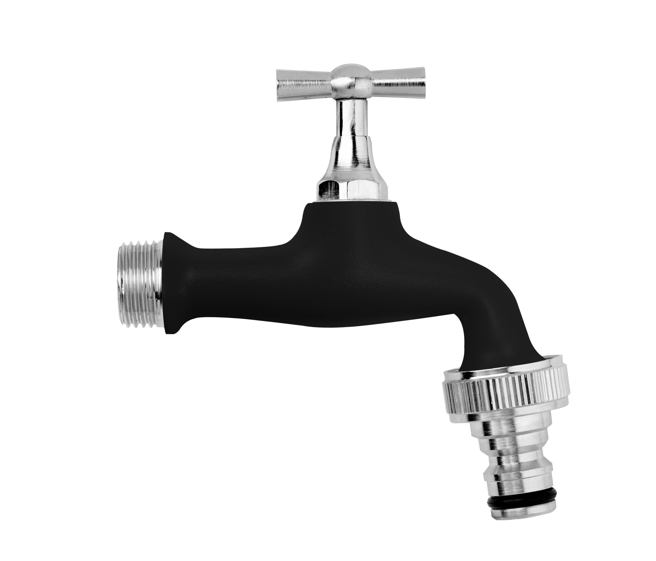 colortap-995-blk-robinet-jardin-laiton-noir-1-2 image 1