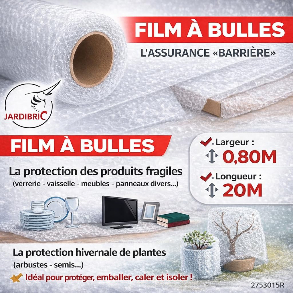 jardibric-film-bulles-0-8x20m-papier-bulle-plantes-et-emballage image 2