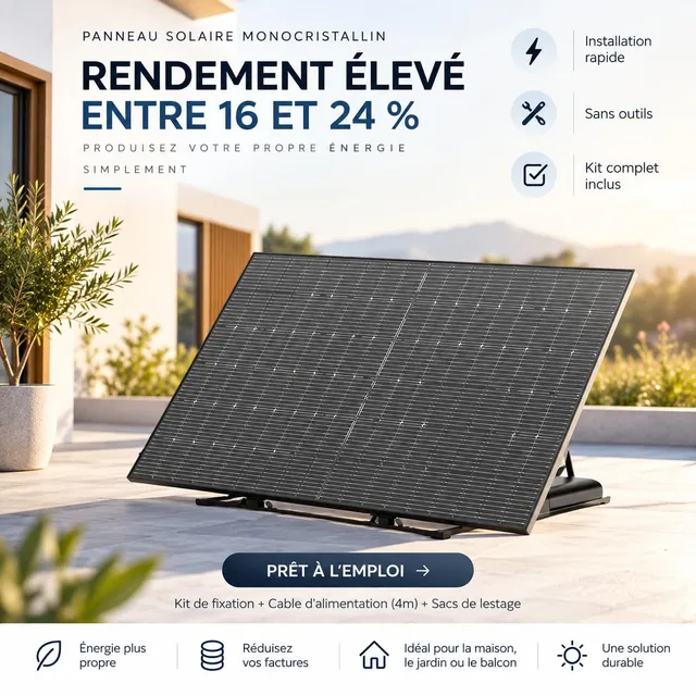 jardibric-kit-panneau-solaire-400w-plug-play-monocristallin-220v image 1