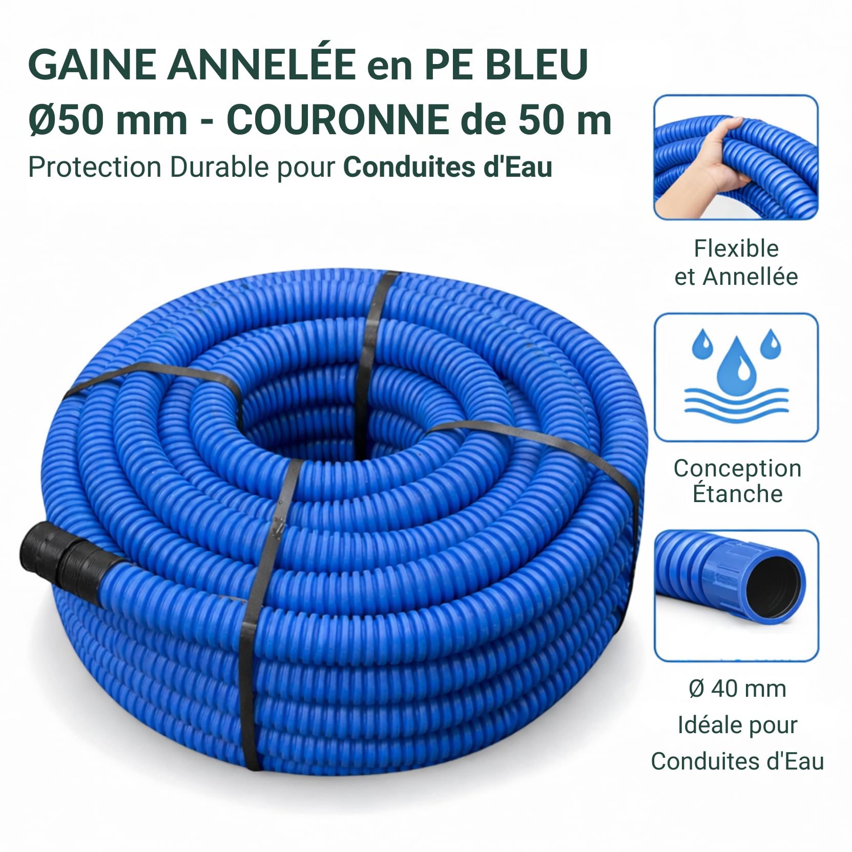 jardibric-gaine-annel-e-pe-bleu-40-mm-x-25-m-eau image 2