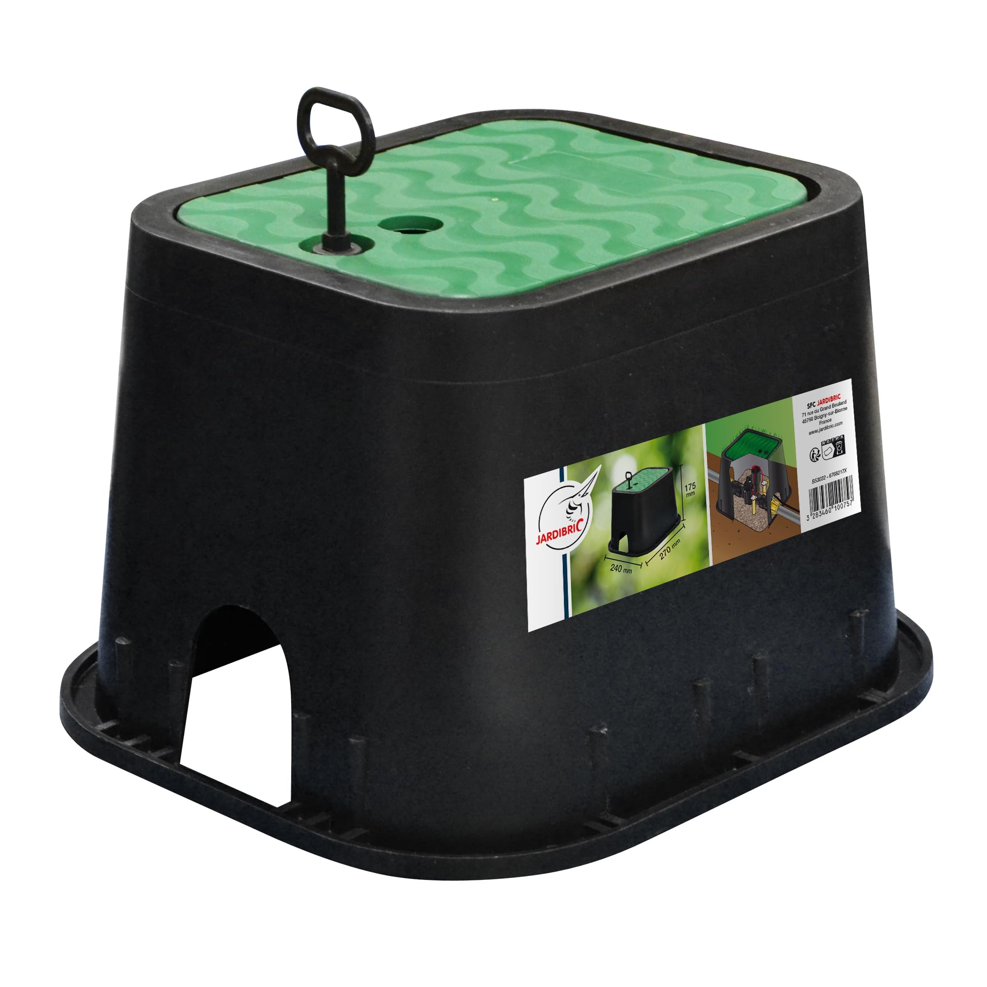 jardibric-arrosage-enterr-regard-240x270x175-mm-lectrovanne-polypropyl-ne image 1