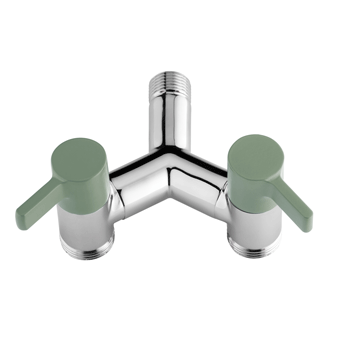 colortap-aquajet-145-khk-robinet-double-y-vert-kaki image 1