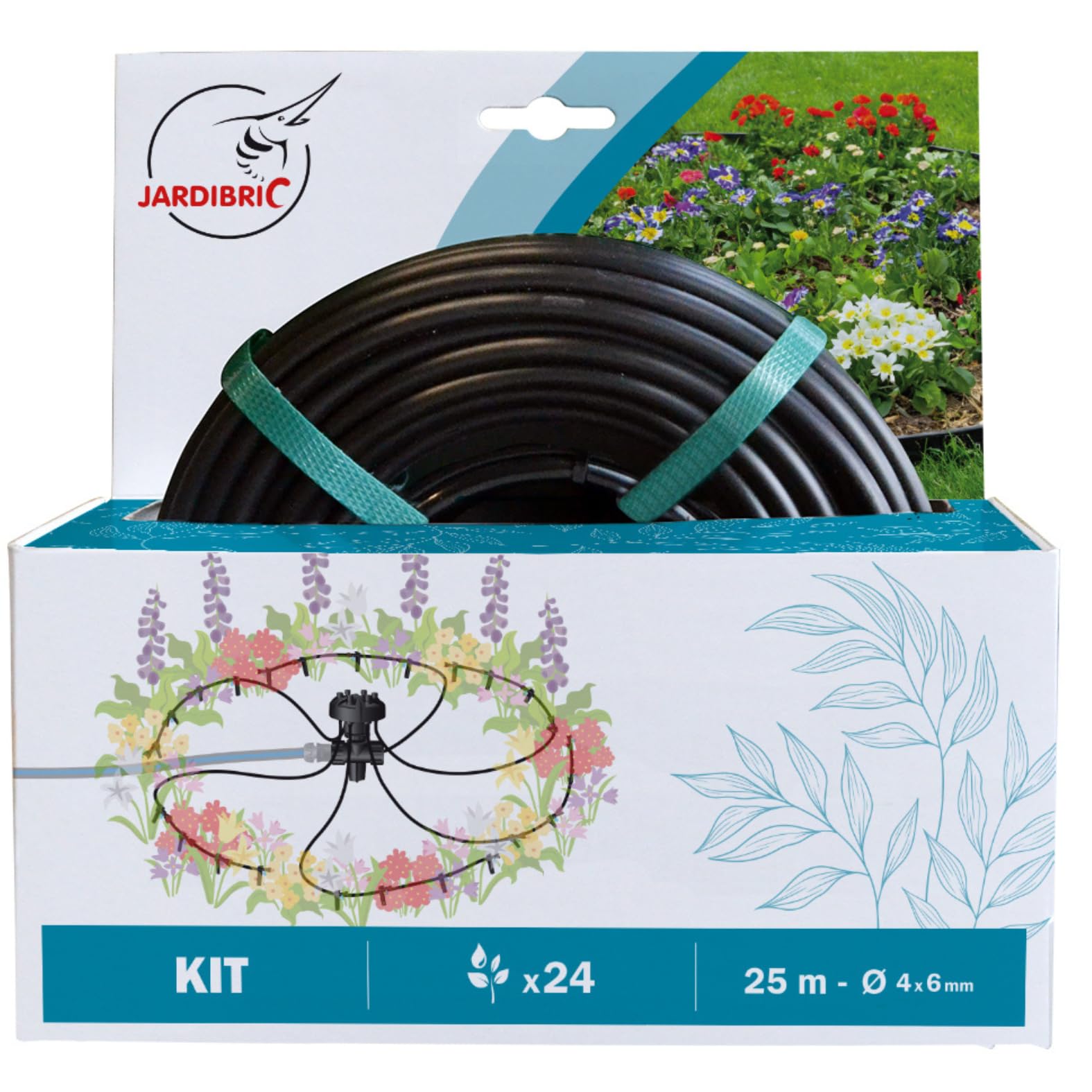 jardibric-arrosage-localis-kit-goutte-goutte-pieuvre-25-m-18-goutteurs image 1
