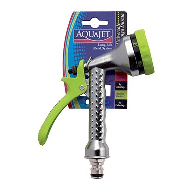 colortap-aquajet-479-pistolet-m-tal-chrom-6-jets-jardin image 2