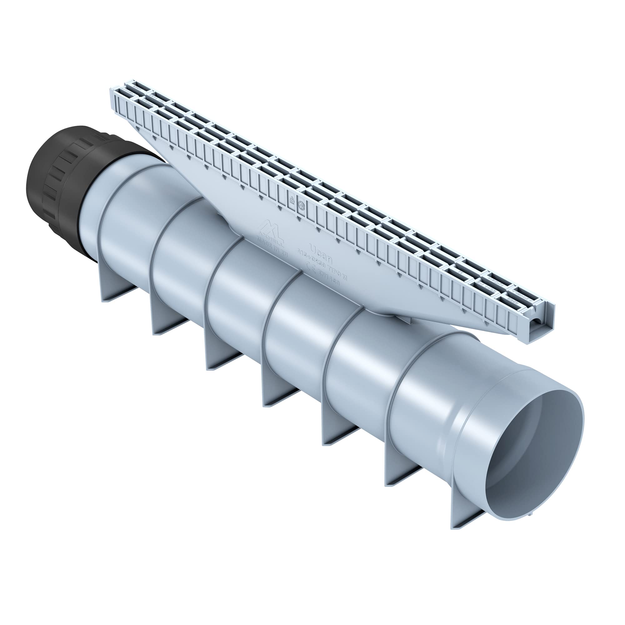 jardibric-kit-6-caniveaux-drainage-c250-3-m-gris image 3