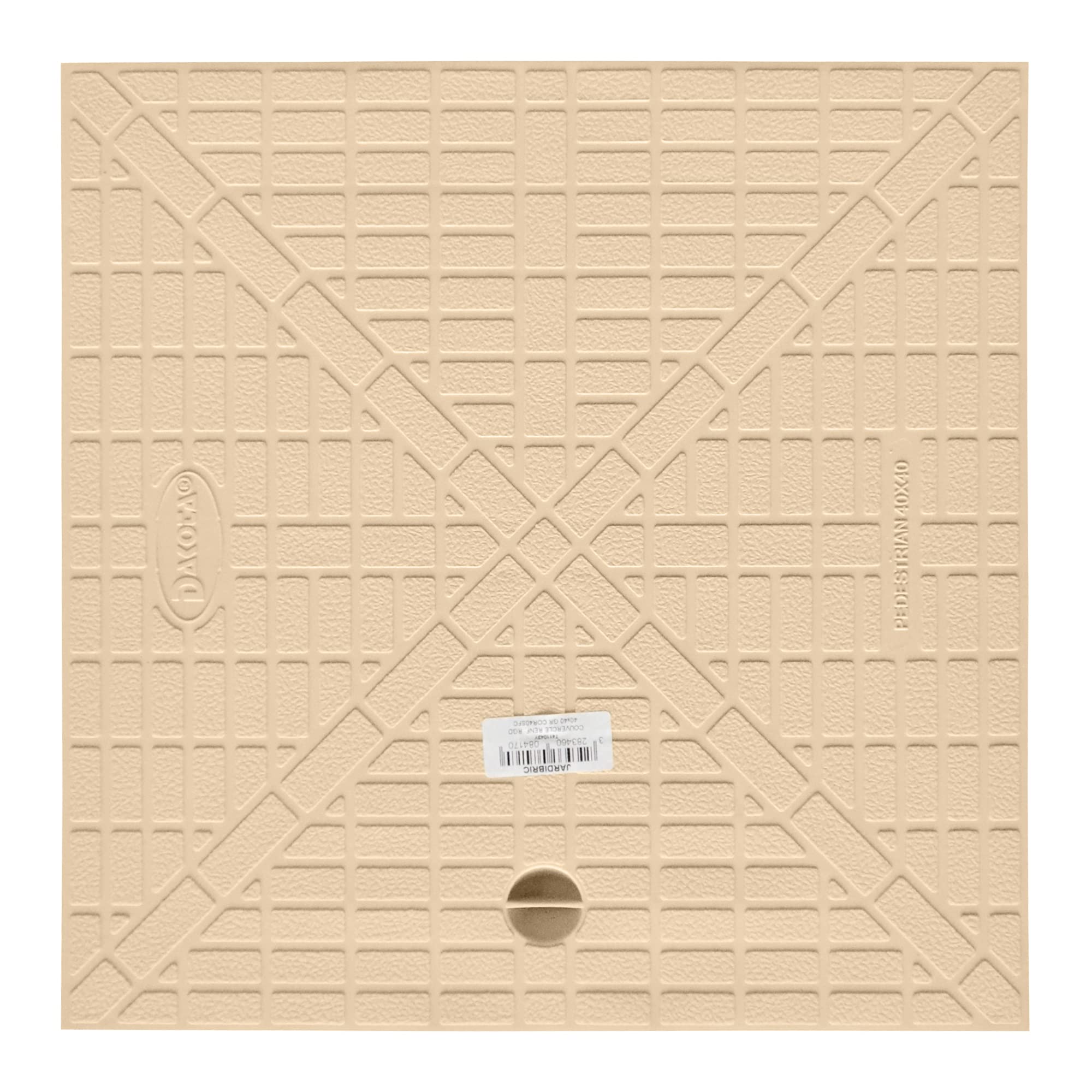 jardibric-couvercle-regard-38x38-cm-sable-pour-regard-40x40 image 2
