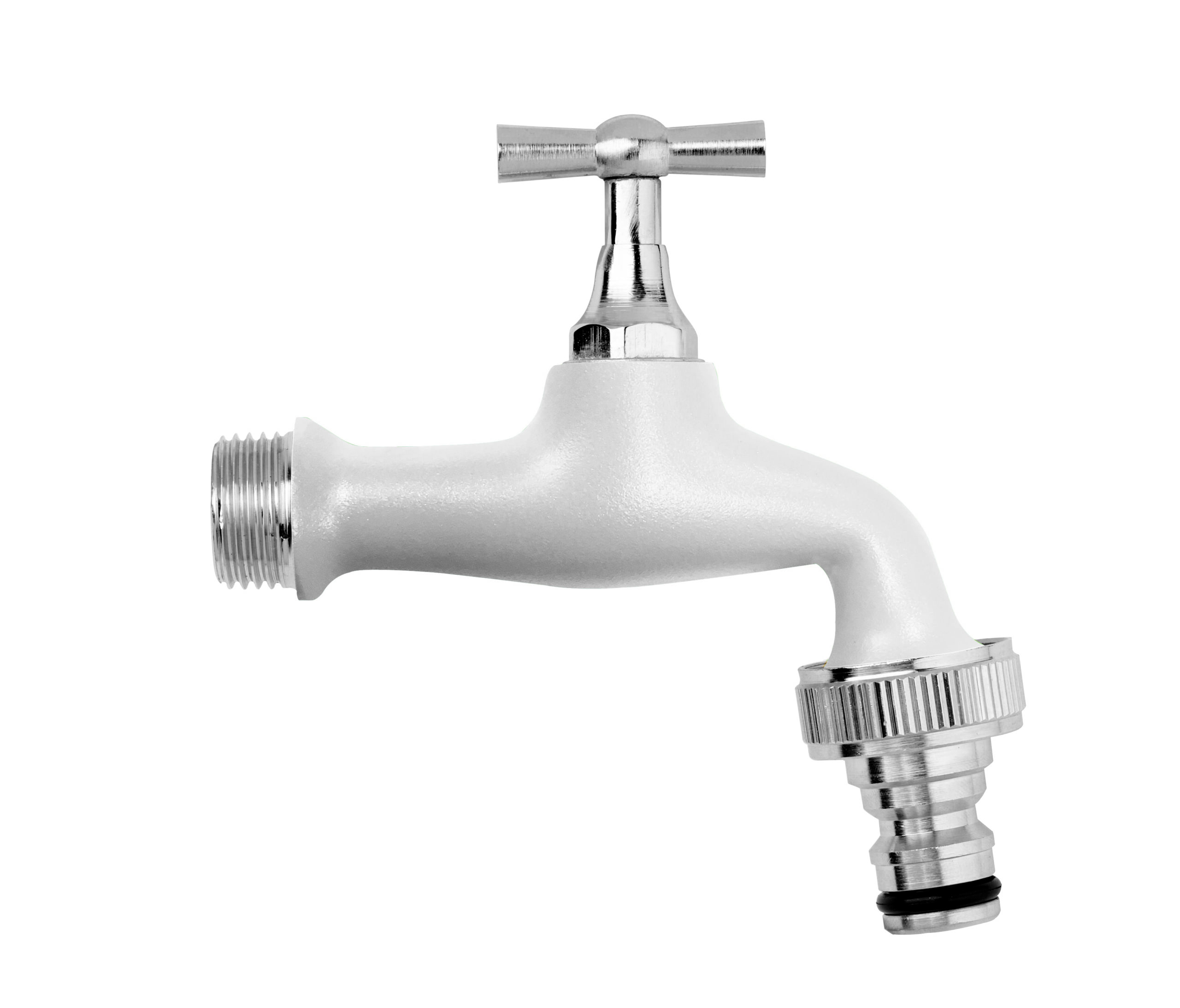 colortap-aquajet-995-wht-robinet-jardin-laiton-blanc-1-2 image 1