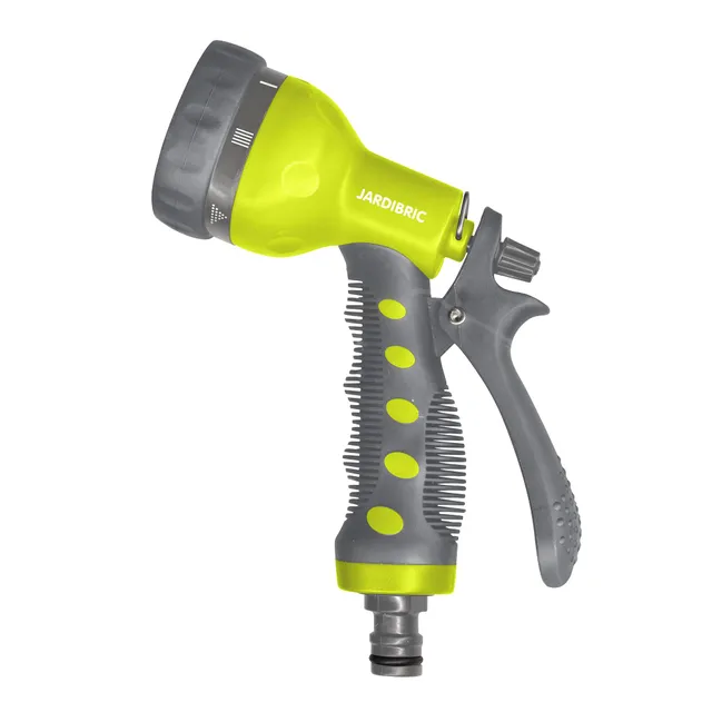 jardibric-pistolet-arrosage-7-jets-vert-poign-e-ergonomique-22-5-cm image 1