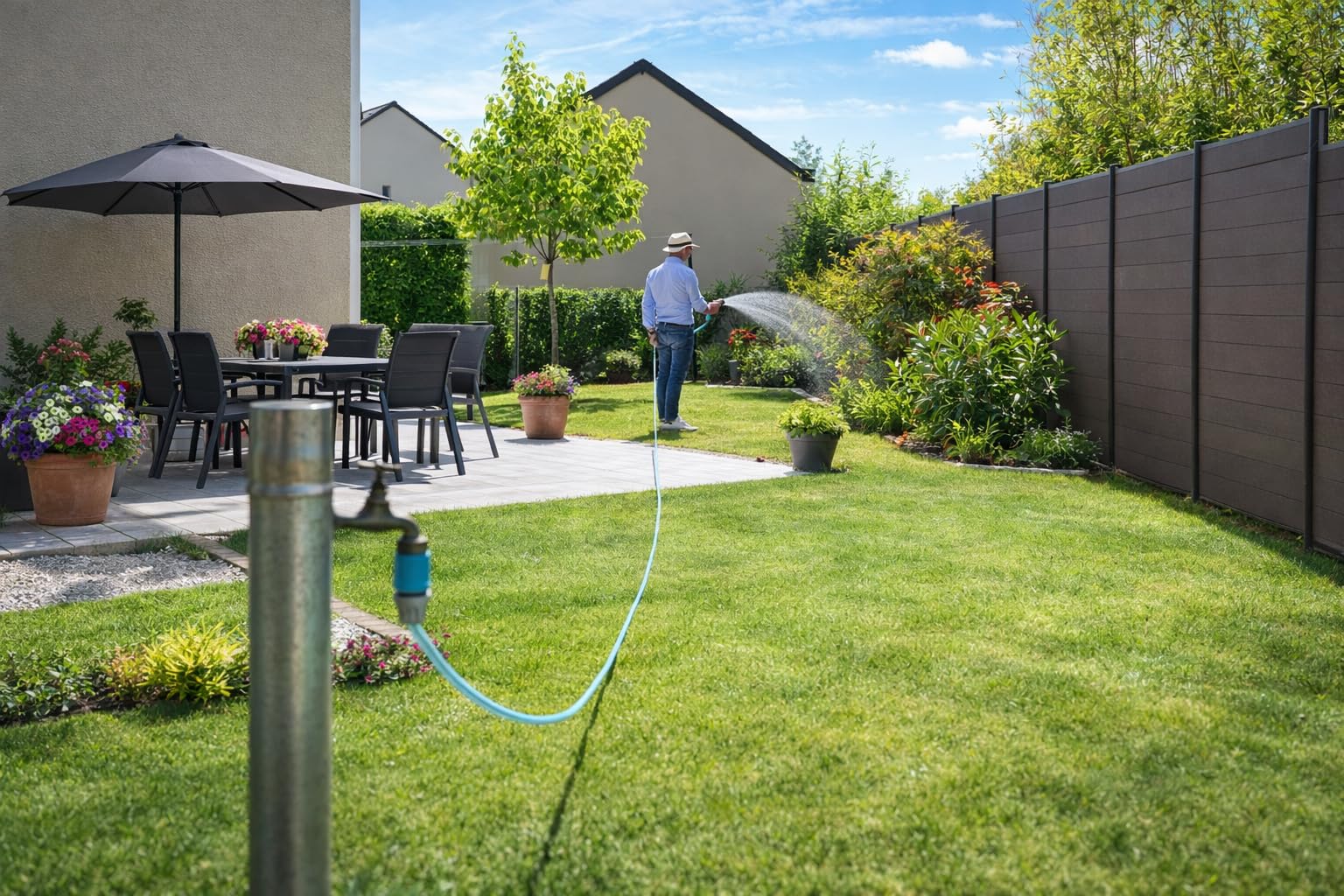 jardibric-arrosage-de-surface-tuyau-extensible-5-15-m-avec-raccords image 3