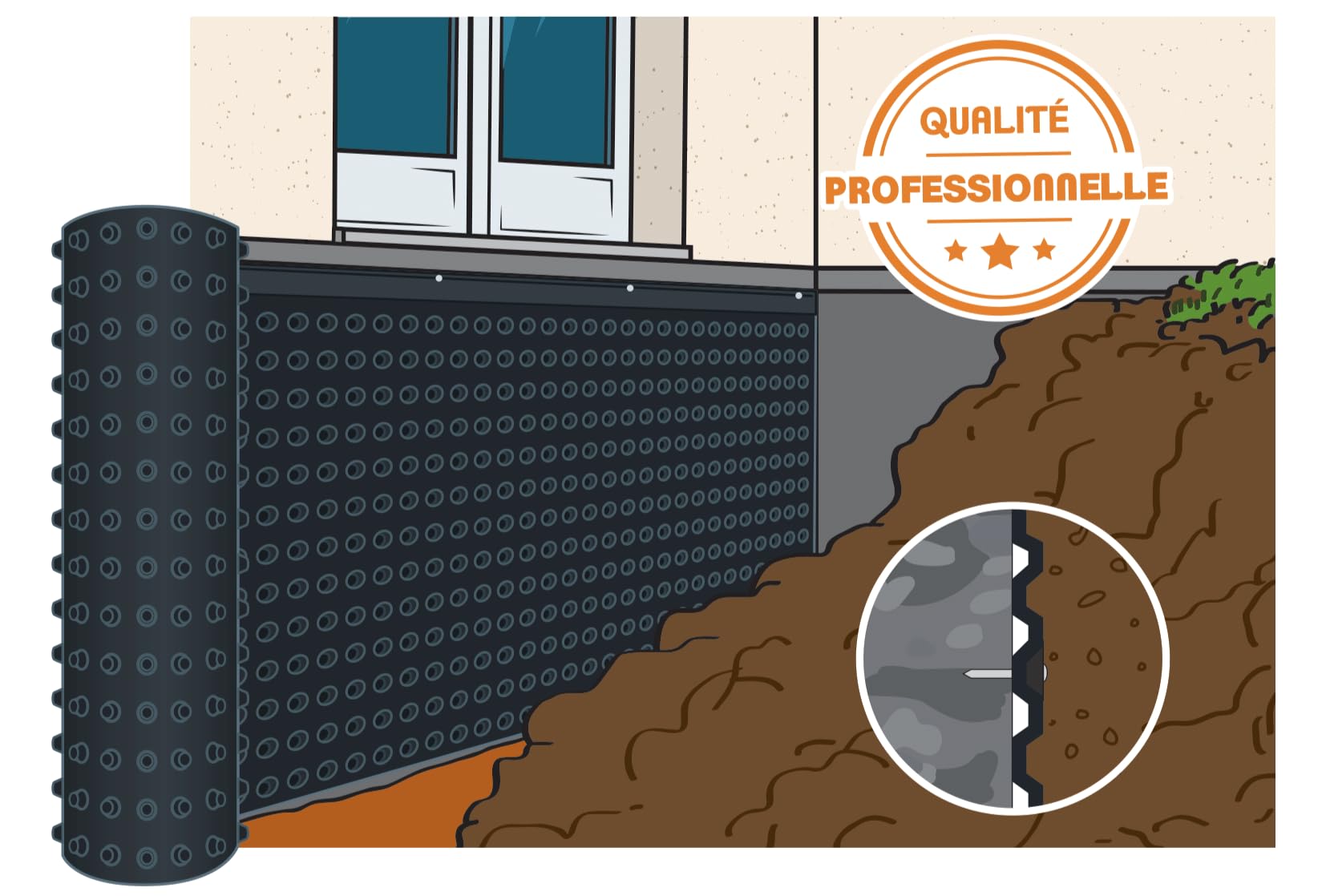 jardibric-membrane-drainage-fondation-1x20m-pehd-520-microns image 5