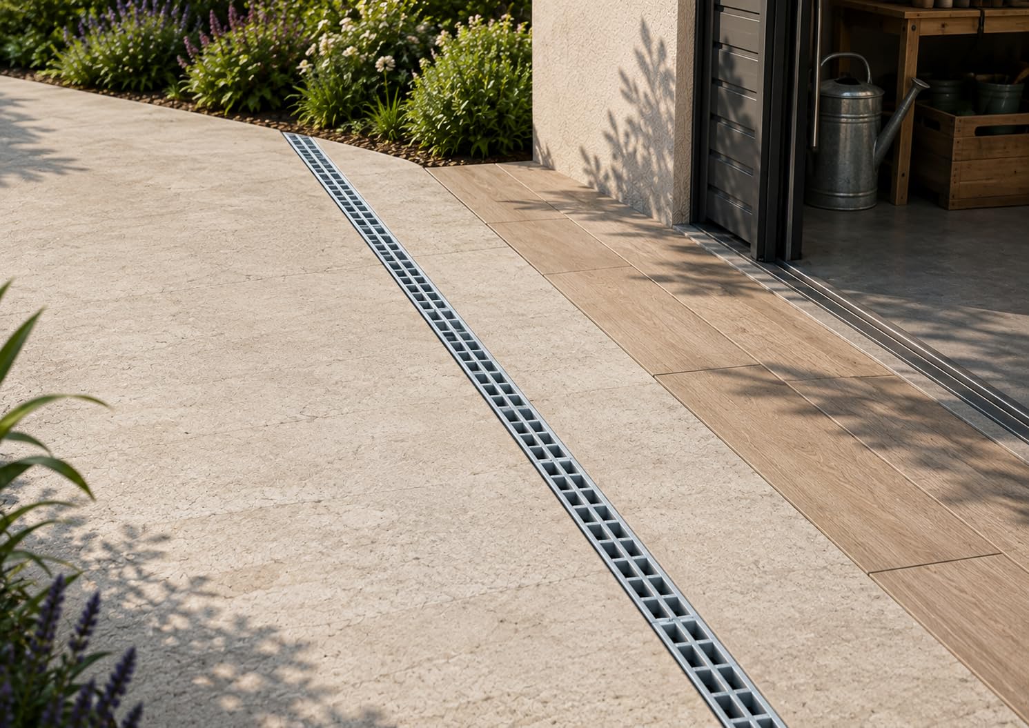 jardibric-kit-6-caniveaux-drainage-c250-3-m-gris image 4