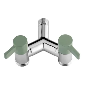 colortap-aquajet-145-khk-robinet-double-y-vert-kaki image 1