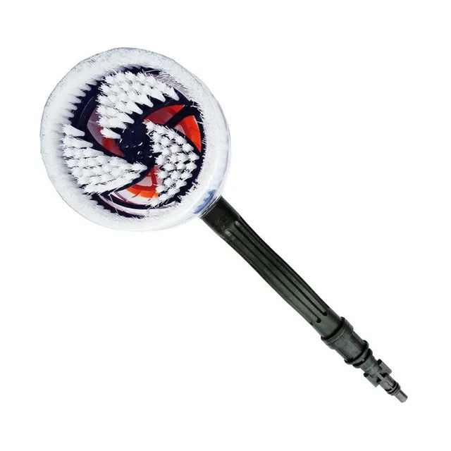 sprinkly-pistolet-brosse-rotative-tuyau-arrosage-noir-orange image 1