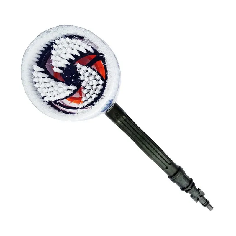 sprinkly-pistolet-brosse-rotative-tuyau-arrosage-noir-orange image 1
