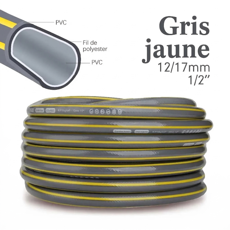 sprinkly-tuyau-arrosage-12-mm-50-m-gris-jaune-24-bar image 2