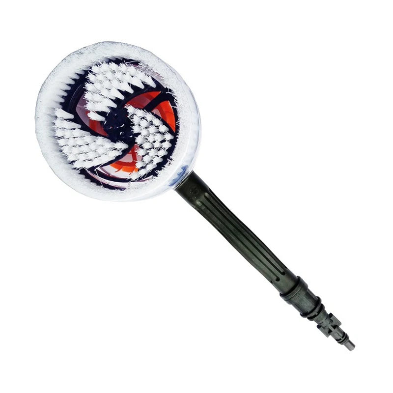 sprinkly-pistolet-brosse-rotative-tuyau-arrosage-noir-orange image 1