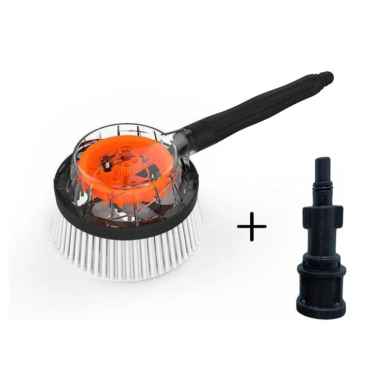 sprinkly-pistolet-brosse-rotative-tuyau-arrosage-noir-orange image 2