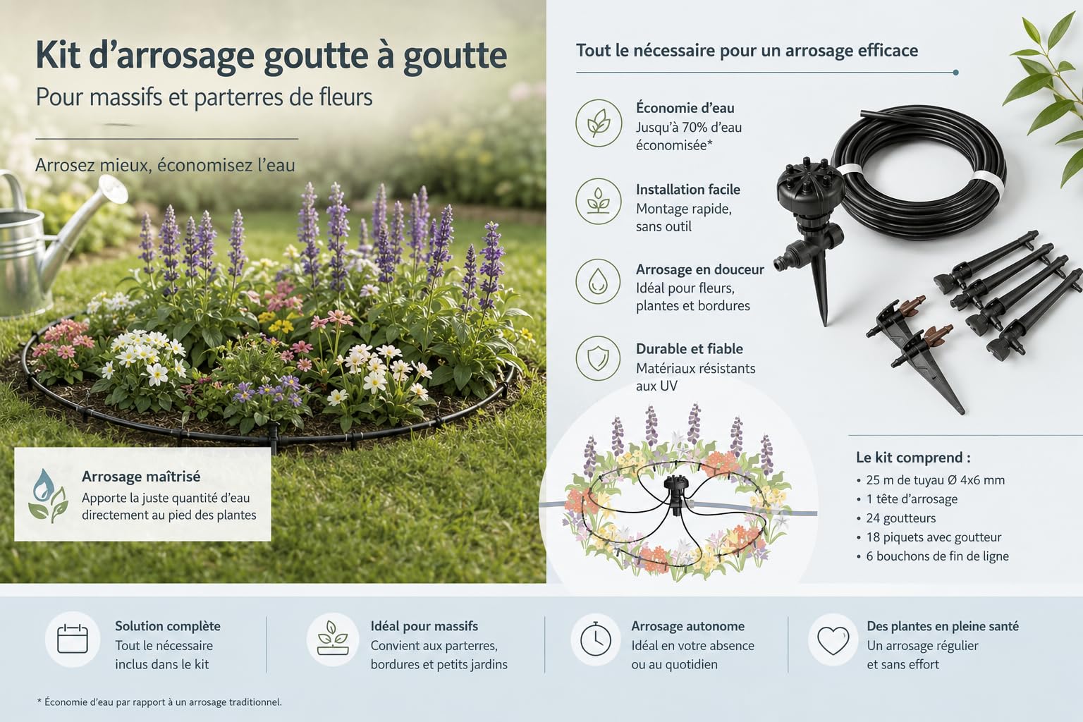 jardibric-arrosage-localis-kit-goutte-goutte-pieuvre-25-m-18-goutteurs image 2