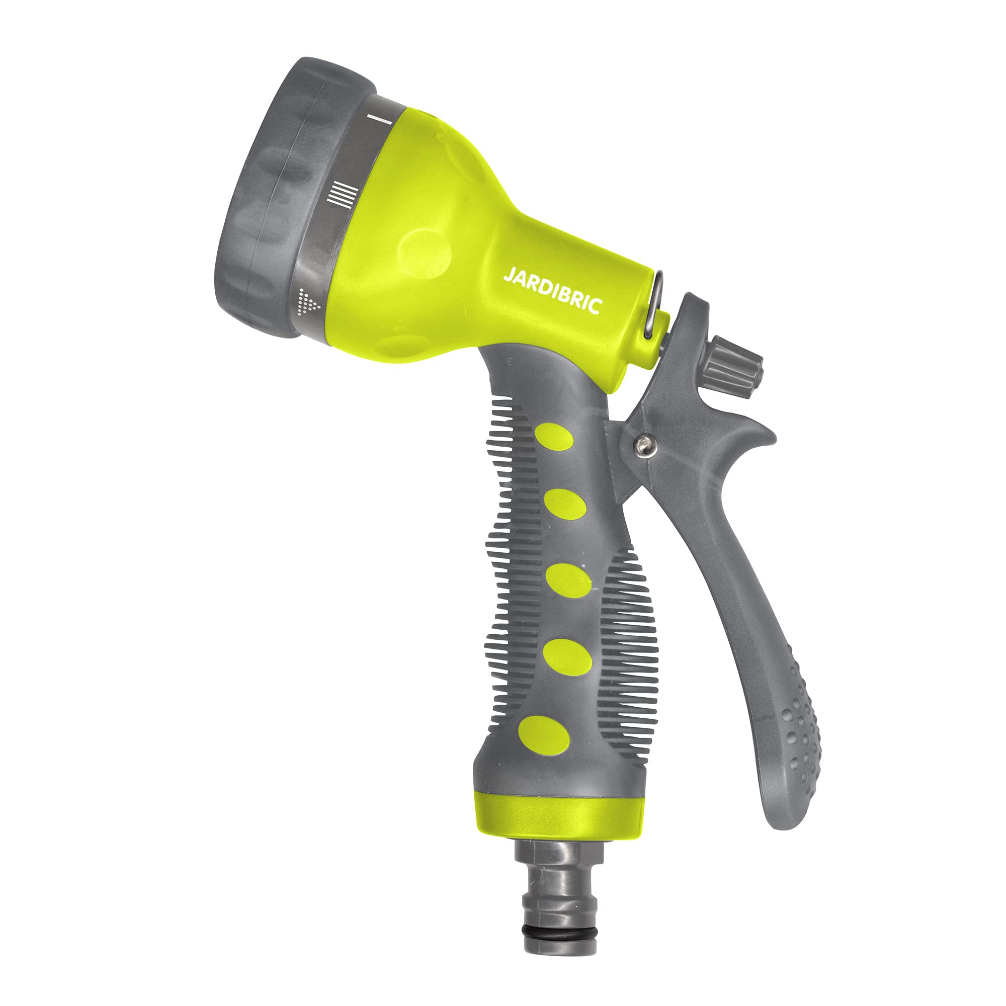 jardibric-pistolet-arrosage-7-jets-vert-poign-e-ergonomique-22-5-cm image 1