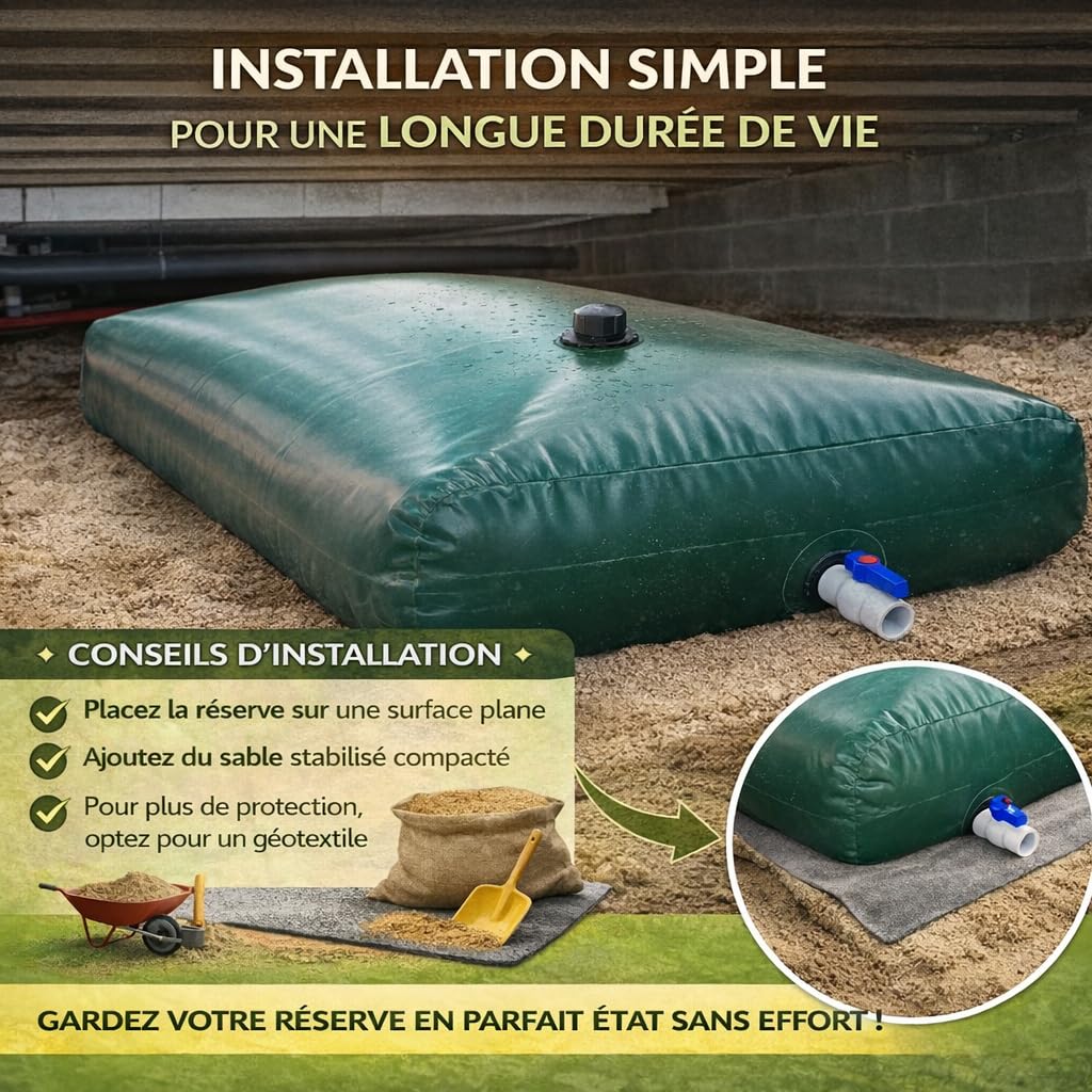 jardibric-r-serve-souple-2000l-cuve-eau-de-pluie-pliable-jardin image 3