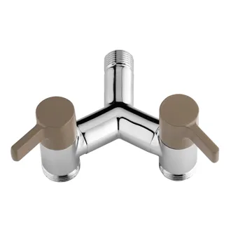 colortap-aquajet-145-grt-robinet-double-y-jardin-gris-taupe image 1