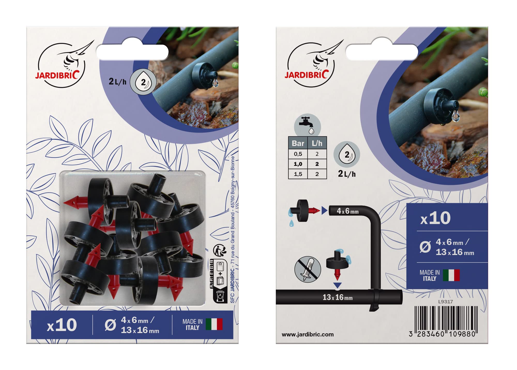 jardibric-arrosage-localis-goutteur-autocompensant-2-l-h-lot-de-10 image 3