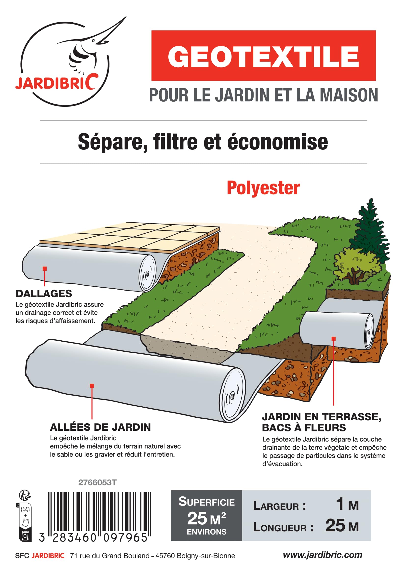 jardibric-g-otextile-100-g-m-1x25-m-toile-anti-mauvaises-herbes image 2
