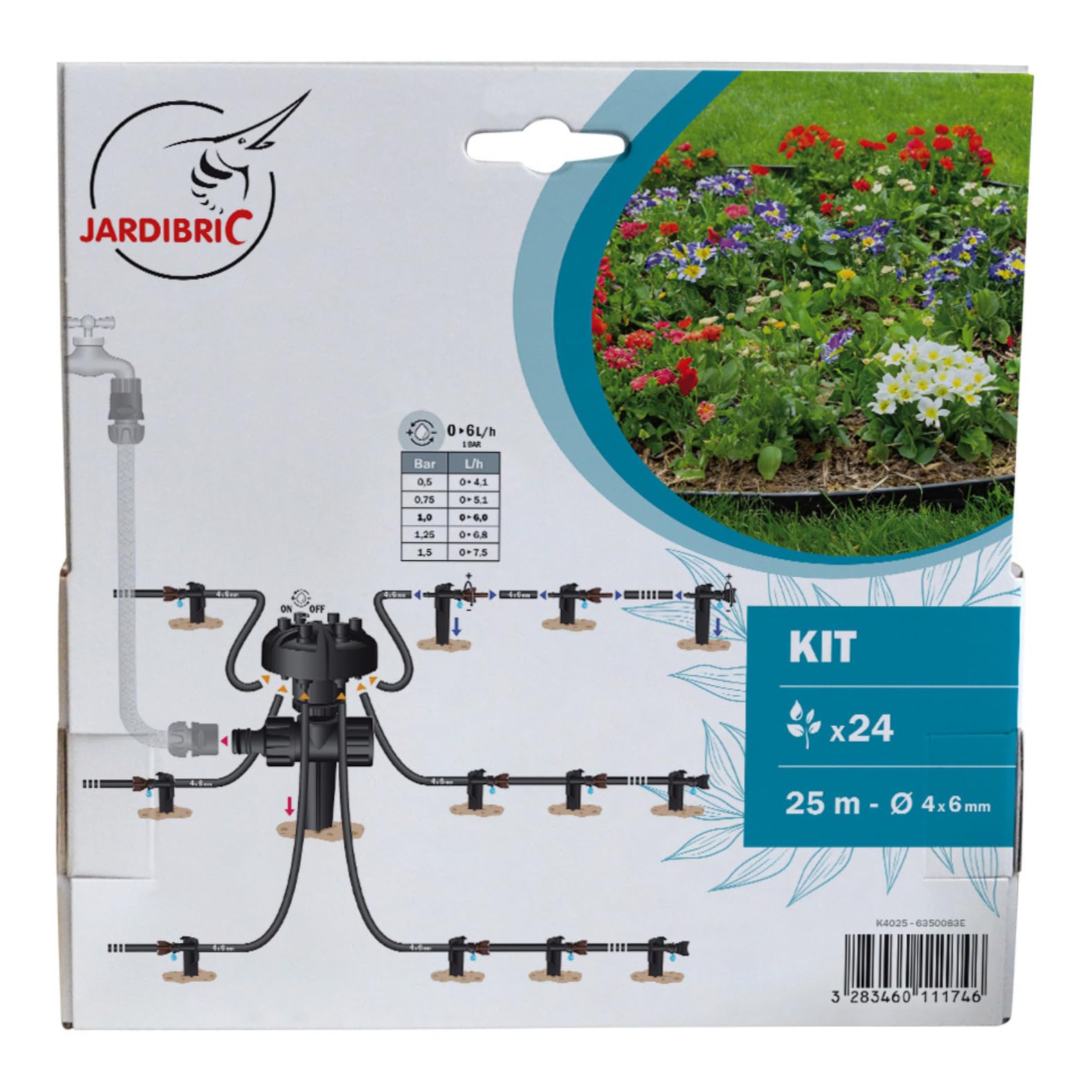 jardibric-arrosage-localis-kit-goutte-goutte-pieuvre-25-m-18-goutteurs image 3