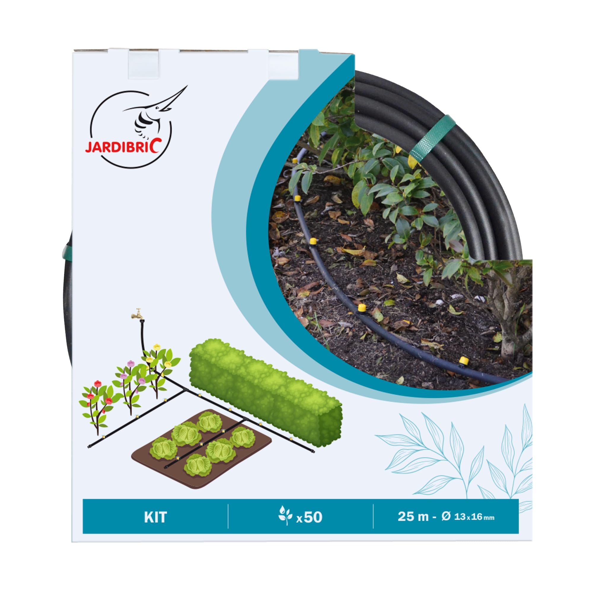 jardibric-arrosage-localis-kit-16mm-25m-kit-goutte-goutte-50-goutteurs image 1