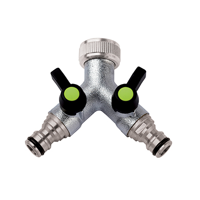 colortap-aquajet-465-r-partiteur-y-robinet-jardin-3-4-2-voies image 1