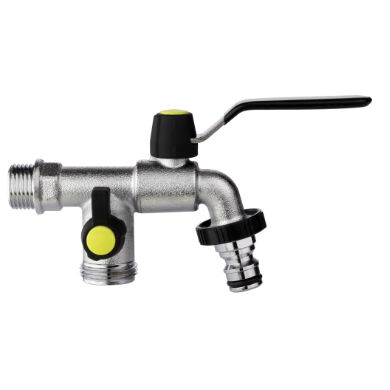 colortap-aquajet-455-robinet-jardin-double-1-2x3-4-brise-jet image 1