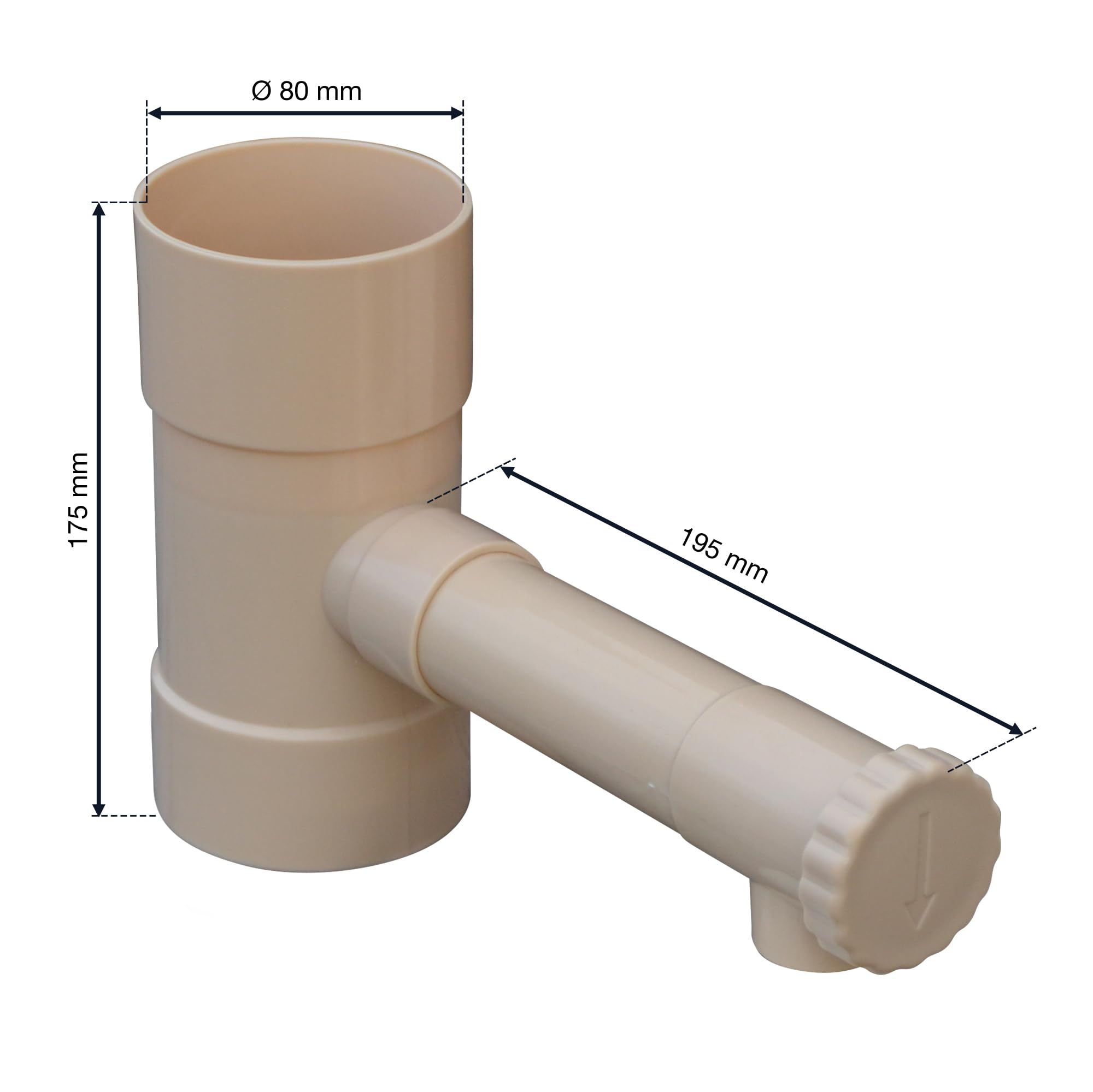 jardibric-r-cup-rateur-eau-pluie-80-mm-collecteur-sable image 2
