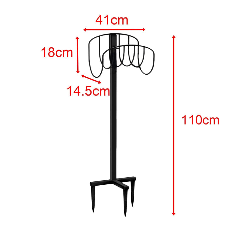 sprinkly-support-tuyau-arrosage-sur-pied-m-tal-noir-110-cm image 3