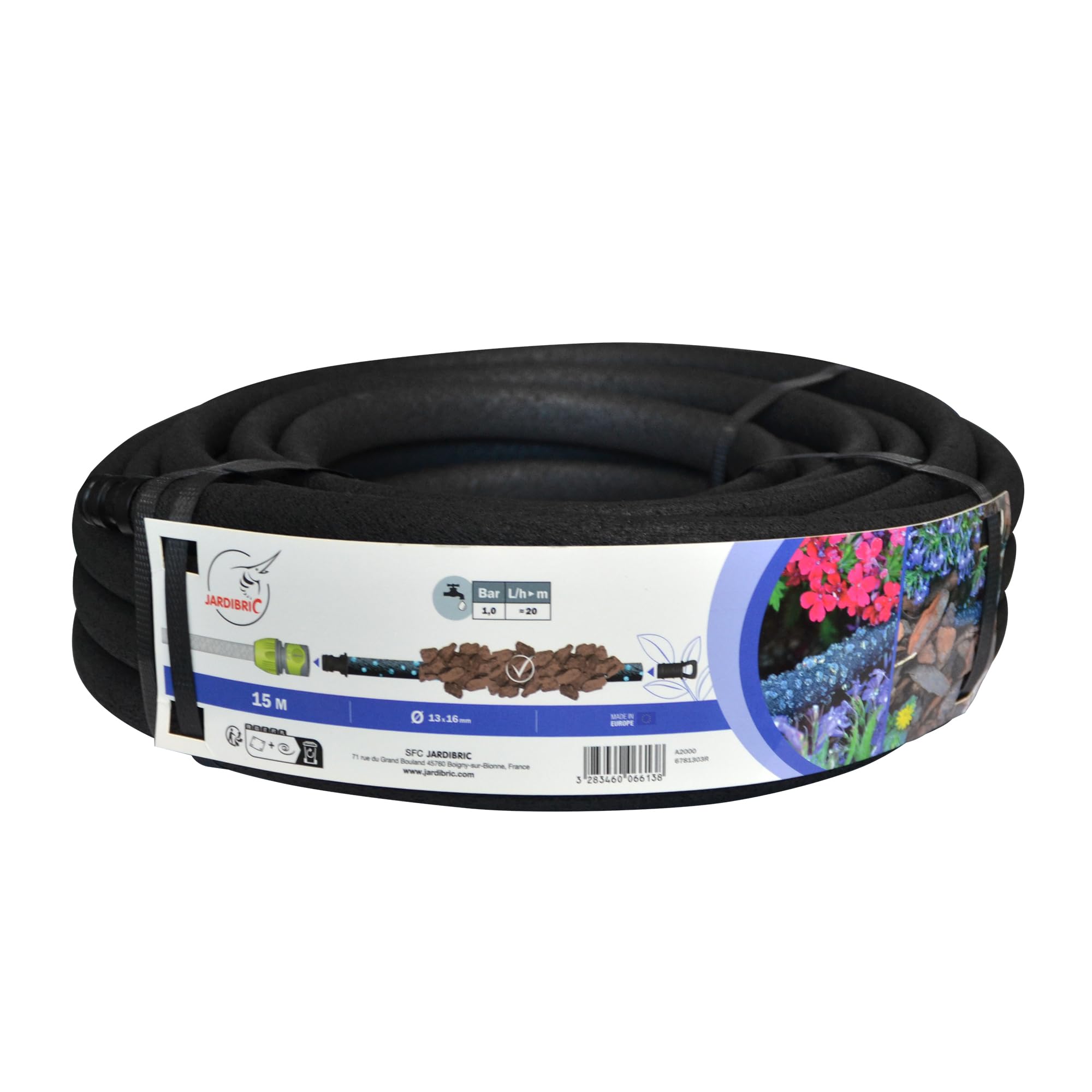 jardibric-tuyau-poreux-15-m-suintement-kit-potager-jardin image 1