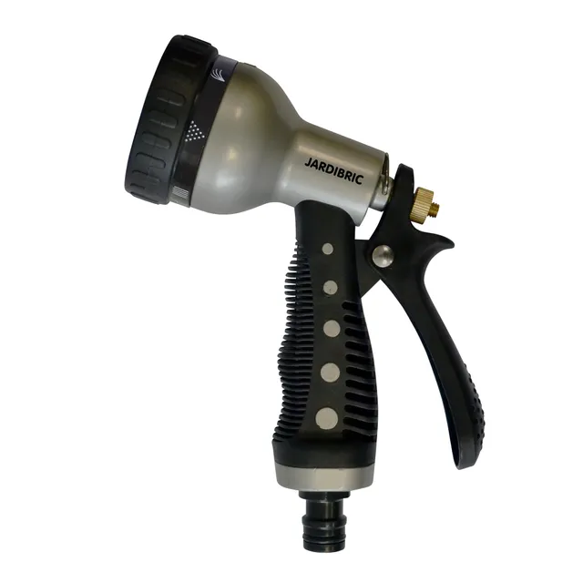 jardibric-pistolet-arrosage-m-tal-7-jets-buse-r-glable-gain image 1