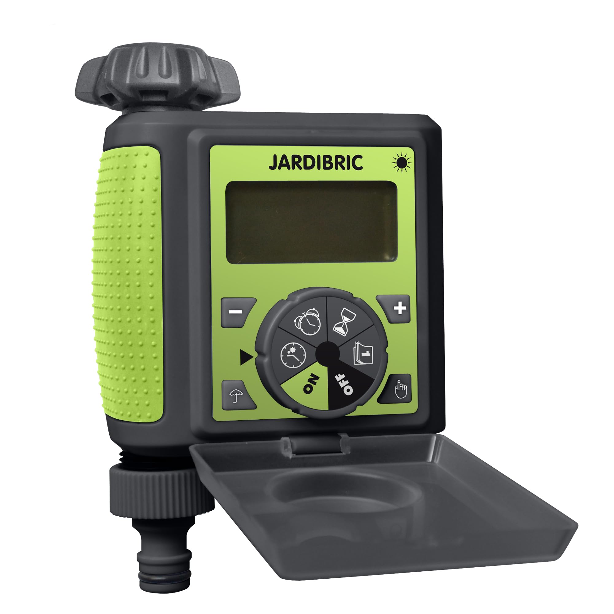 jardibric-08123-programmateur-digital-noir-arrosage-robinet image 1