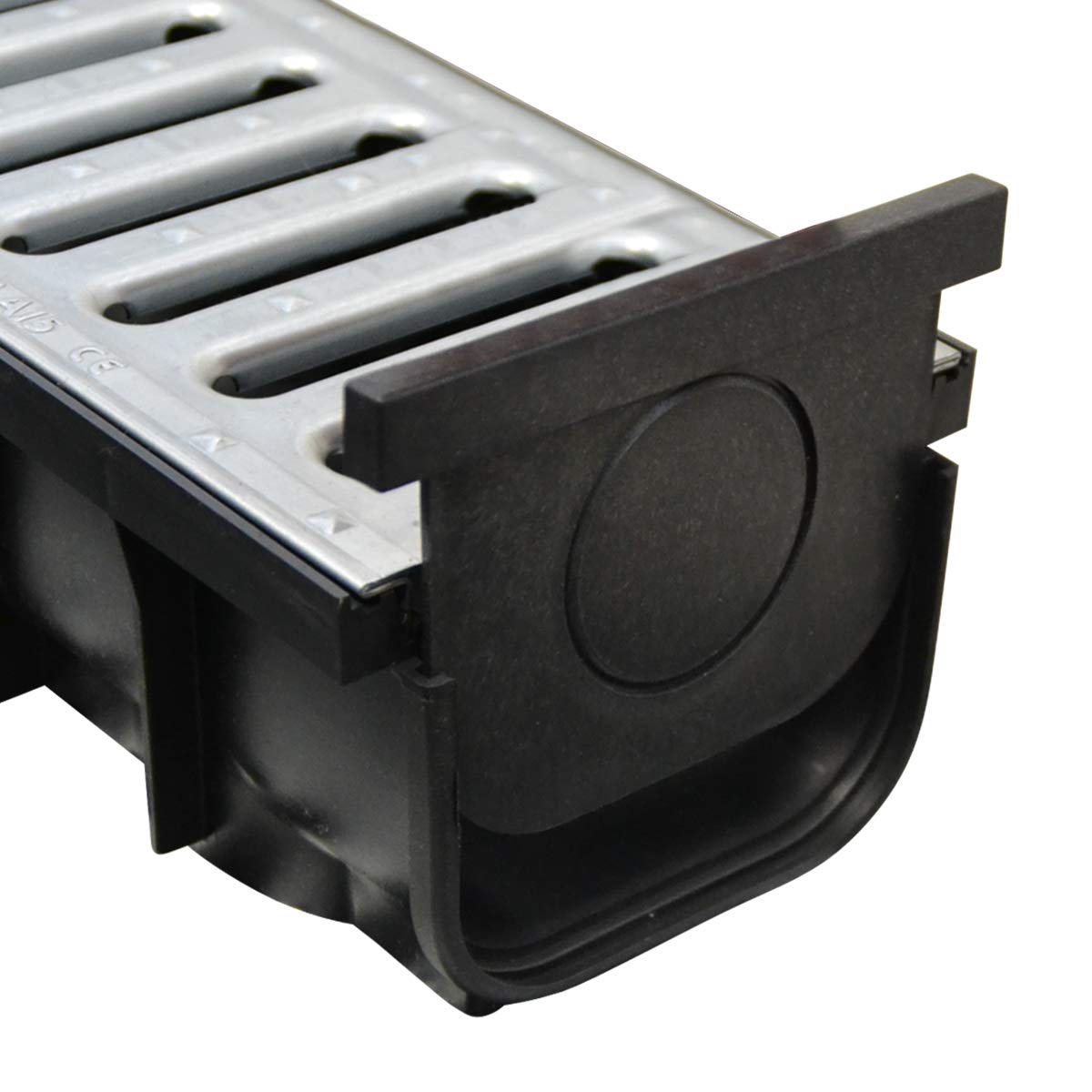 jardibric-kit-caniveau-drainage-a15-3-m-grille-acier-jardin-terrasse image 6