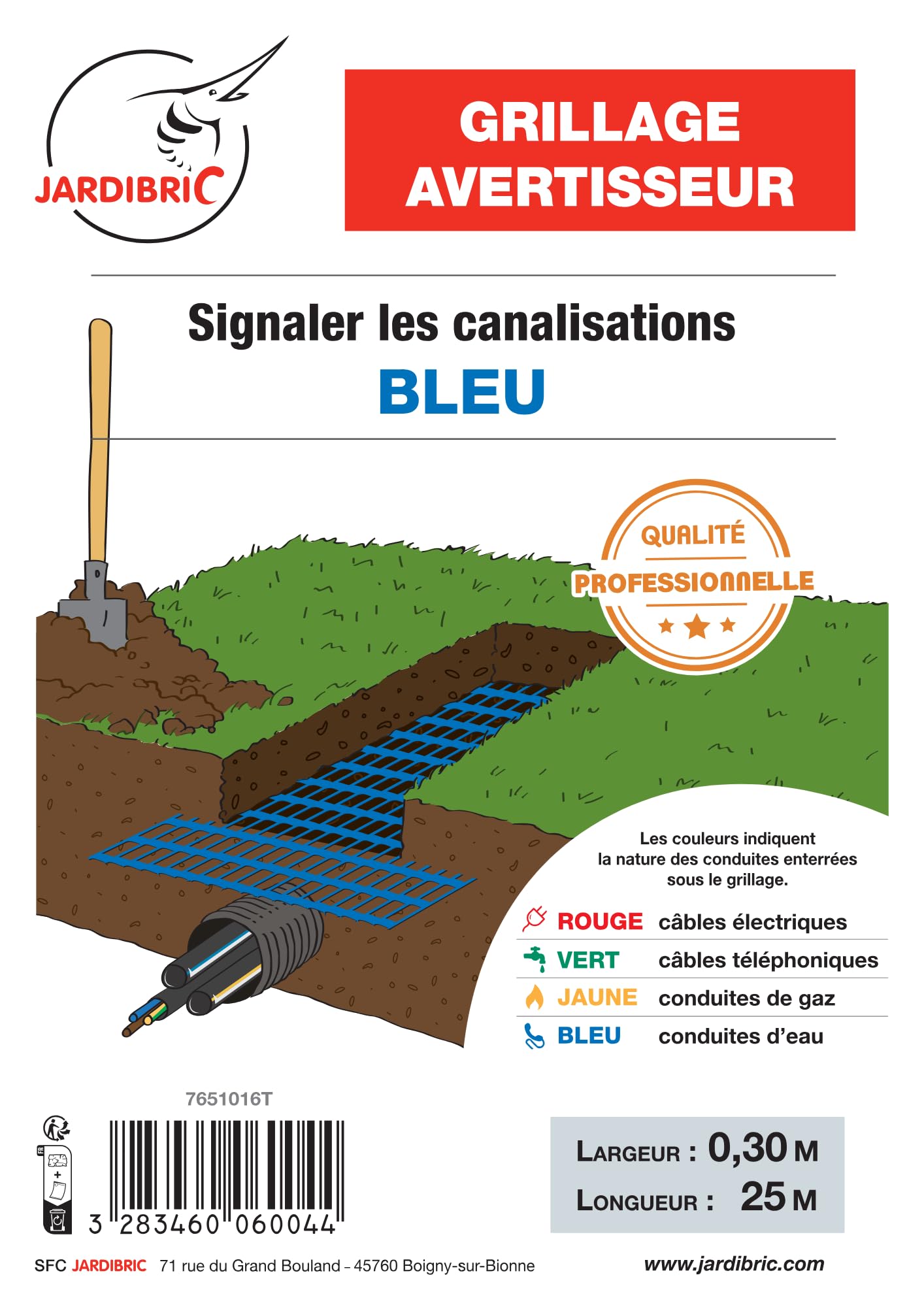 jardibric-grillage-avertisseur-bleu-eau-0-3-x-25-m-chantier image 2