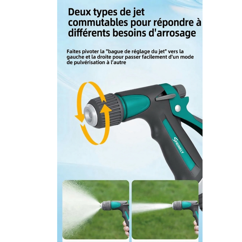 sprinkly-pistolet-arrosage-puissant-vert-pression-r-glable image 2