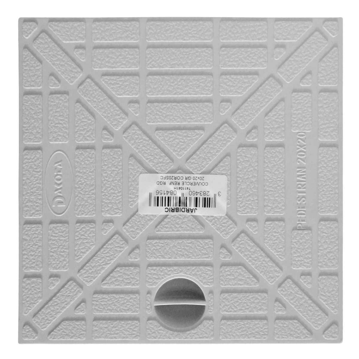 jardibric-couvercle-regard-18-2x18-2-cm-gris-20x20 image 2