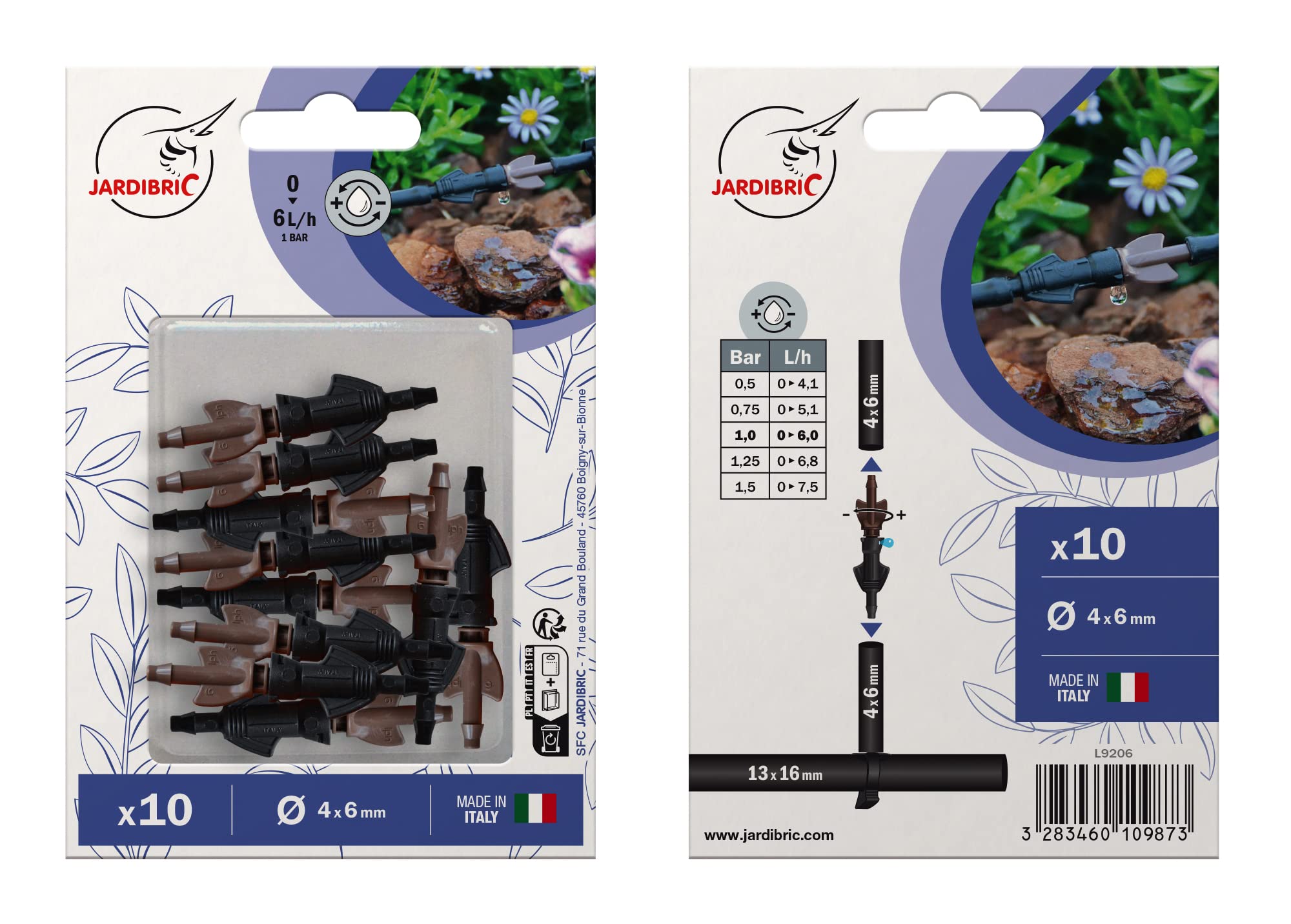 jardibric-arrosage-localis-goutteurs-r-glables-0-6-l-h-lot-de-10 image 4